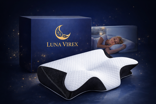 Almohada de espuma viscoelastica ortopedica
