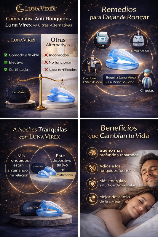 Dispositivo bucal Antironquidos tamaño universal